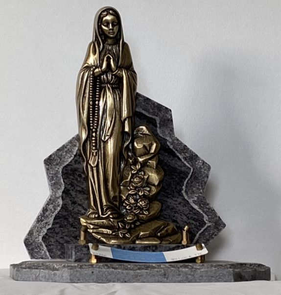 Plaque décorée de la vierge Marie - Réf VIERGE
