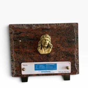 Plaque en granit 20 cm x 15 cm