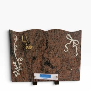 Plaque en granit 35 cm x 25 cm