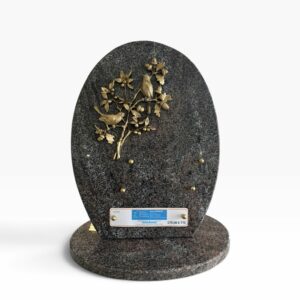 Plaque en granit 40 cm x 30 cm