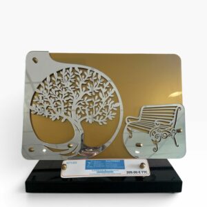 Plaque en altuglass 26 cm x 28 cm