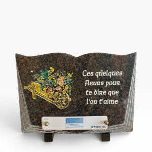 Plaque 17 cm x 25 cm