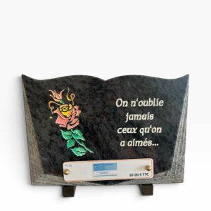 Plaque 17 cm x 25 cm