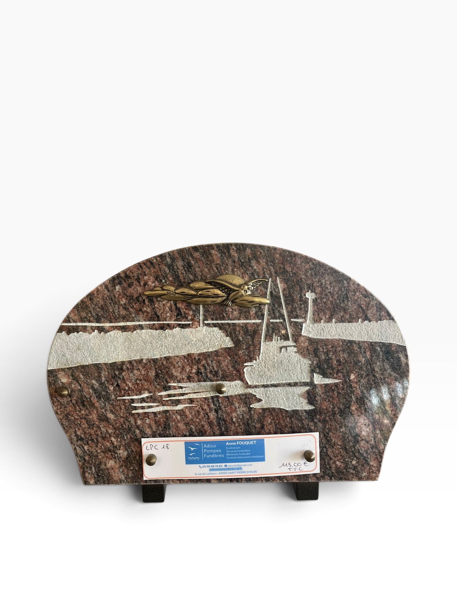 Plaque 30 cm x 20 cm