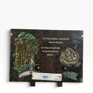 Plaque 25cm x 35cm