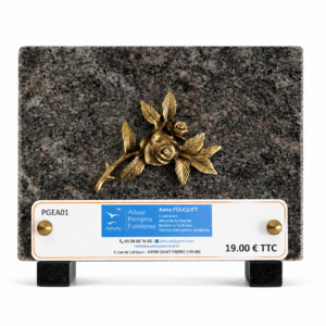 Plaque 18 cm x 12 cm