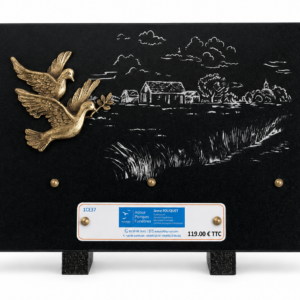 Plaque 35 cm x 25 cm