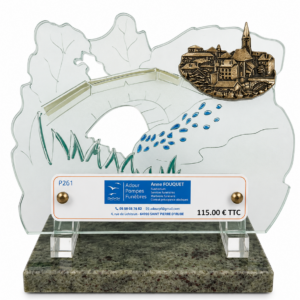 Plaque en altuglass 15 cm x 20 cm