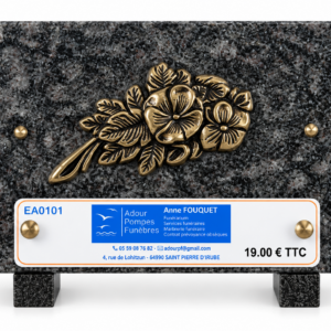 Plaque 15 cm x 20 cm