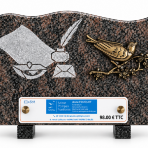 Plaque 20 cm x 25 cm