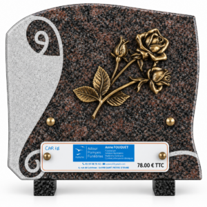 Plaque 20 cm x 20 cm