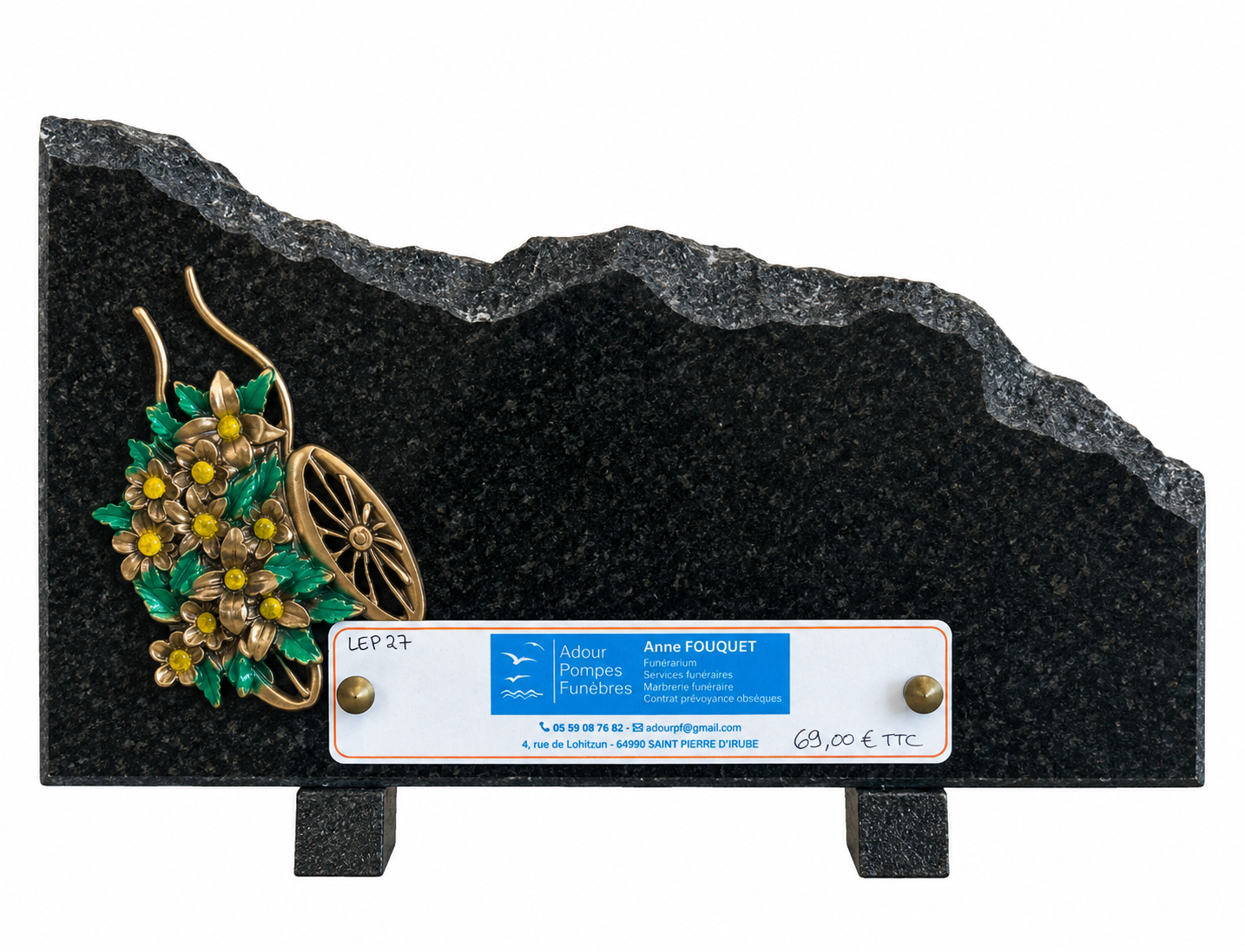 Plaque en granit