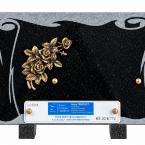 Plaque 25 cm x 18 cm