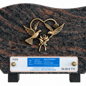 Plaque 20 cm x 15 cm