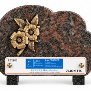 Plaque 19 cm x 15 cm